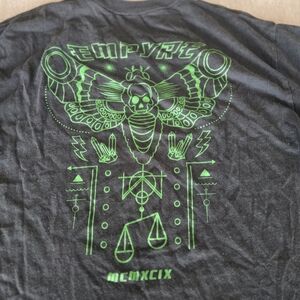 Empyre Black and Neon Green Graphic Tee